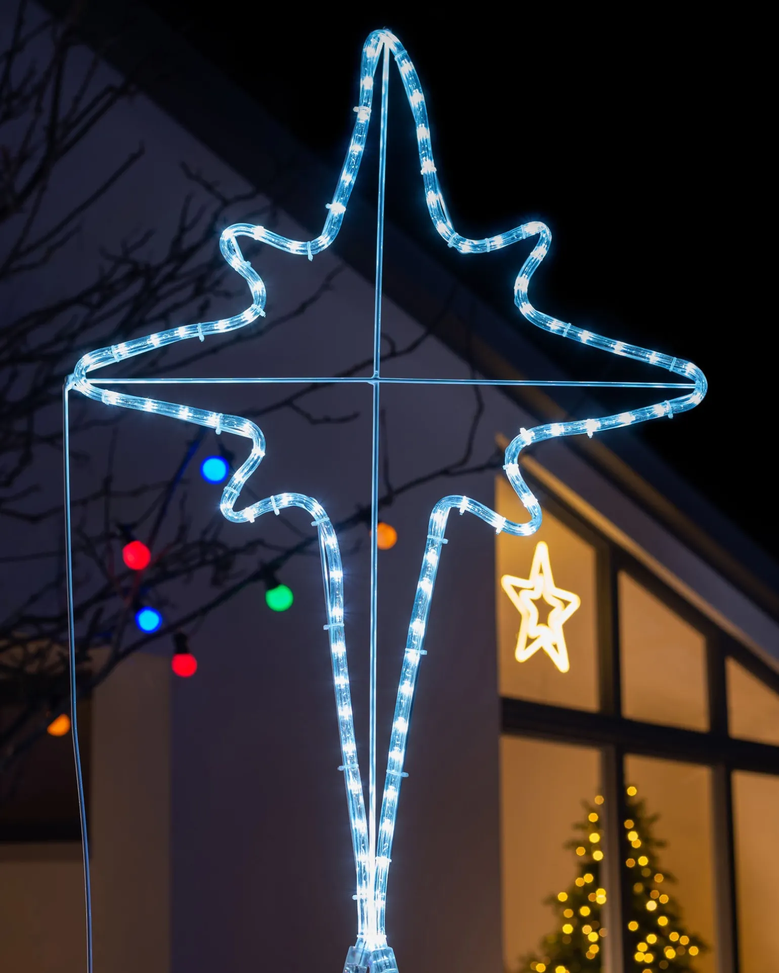 Baby Jesus Rope Light Silhouette, 200 Cm