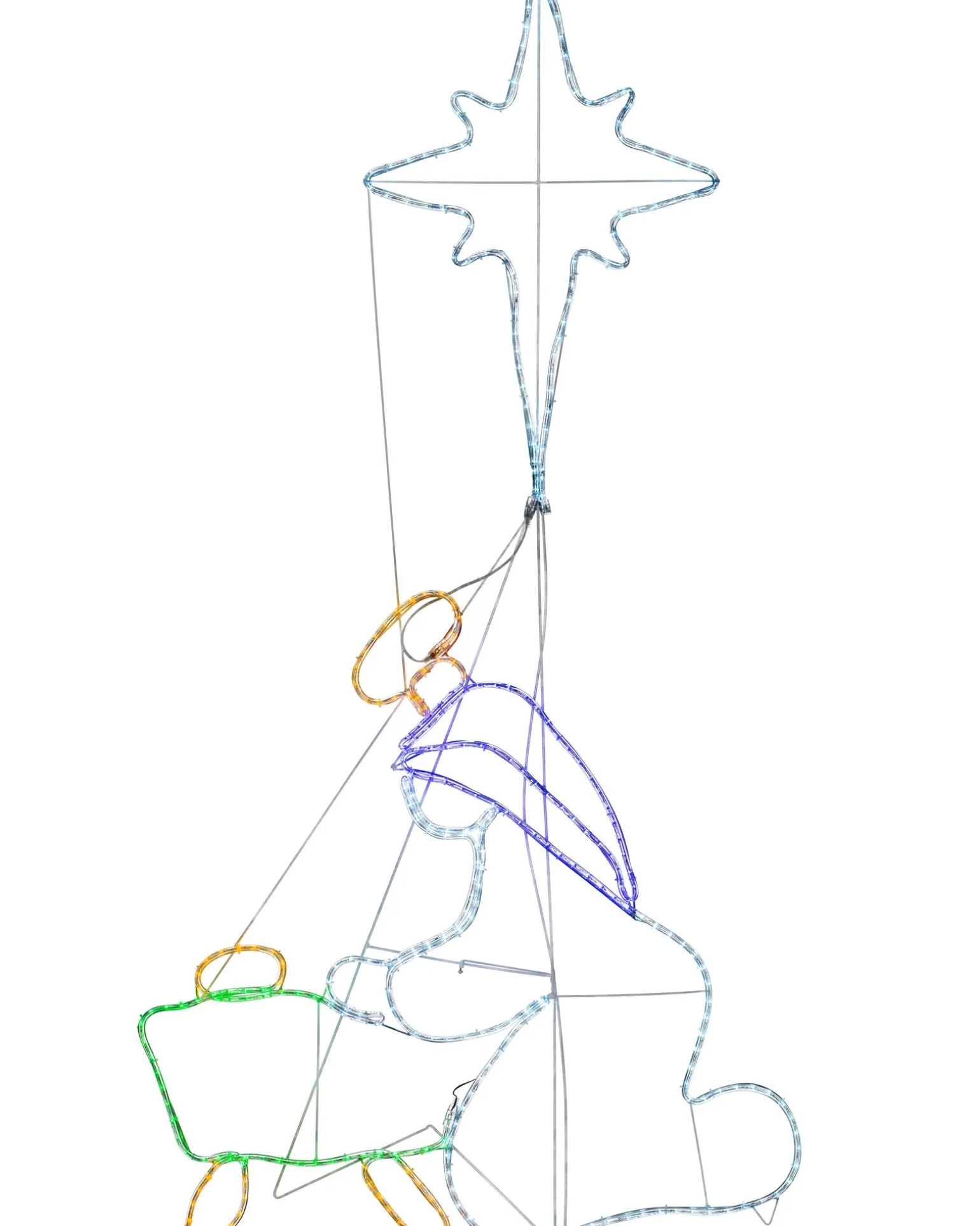 Baby Jesus Rope Light Silhouette, 200 Cm