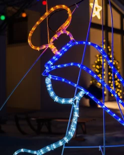 Baby Jesus Rope Light Silhouette, 200 Cm