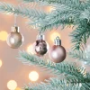 Baby Pink Shatterproof Baubles, 36 Pack, 3 Cm