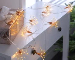 Battery Operated Firework Copper Wire Light String, 2 M
