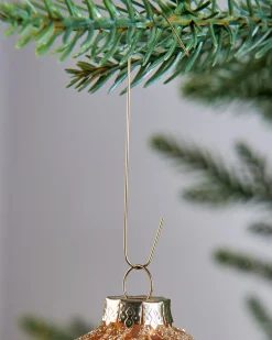 Bauble Ornament Hooks, Gold, Pack Of 100
