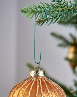 Bauble Ornament Hooks, Green, Pack Of 100