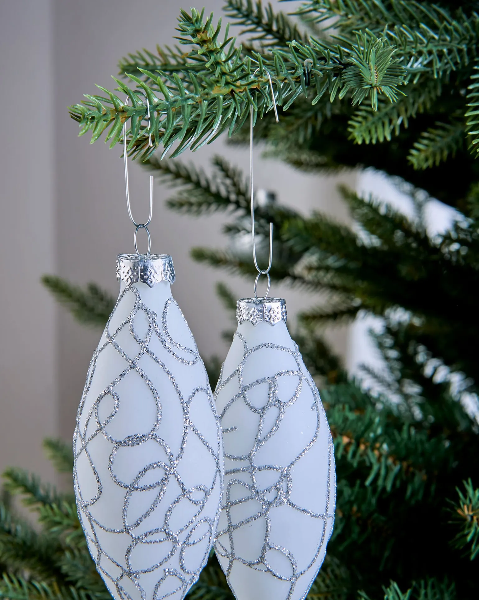 Bauble Ornament Hooks Multi Pack, Silver, Pack Of 150