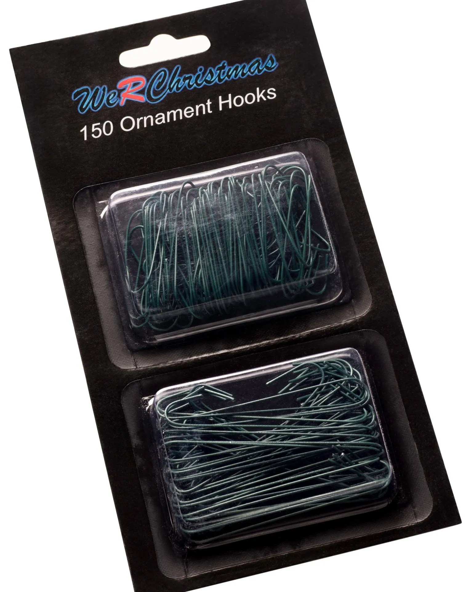Bauble Ornament Hooks Multi Pack, Green, Pack Of 150