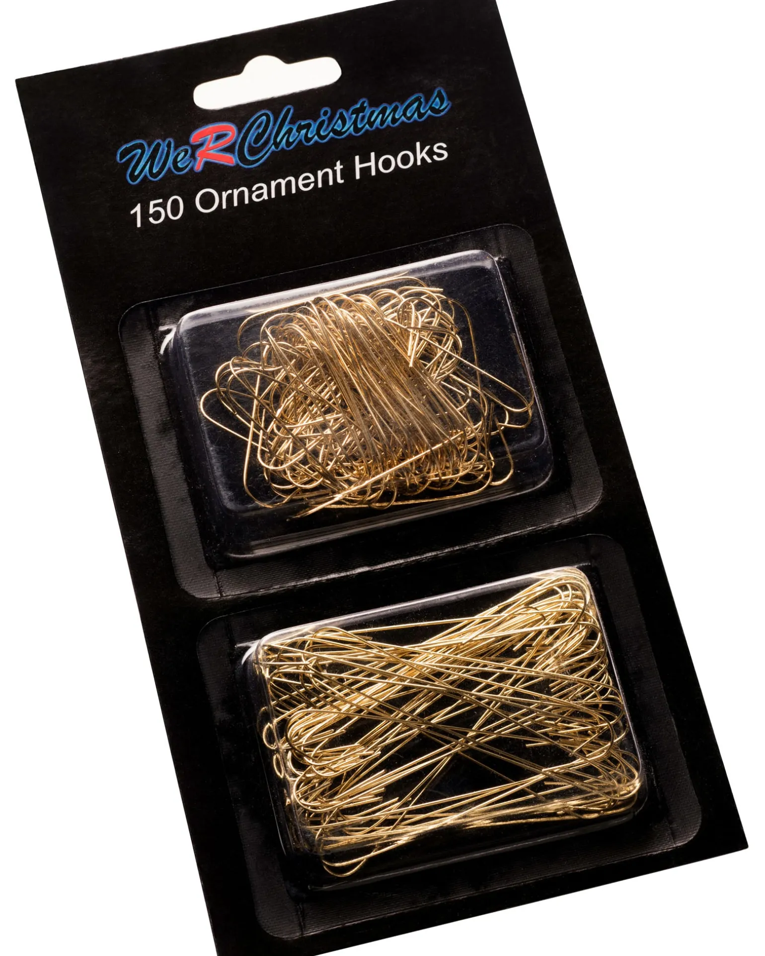 Bauble Ornament Hooks Multi Pack, Gold, Pack Of 150
