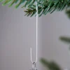 Bauble Ornament Hooks, Silver, Pack Of 100