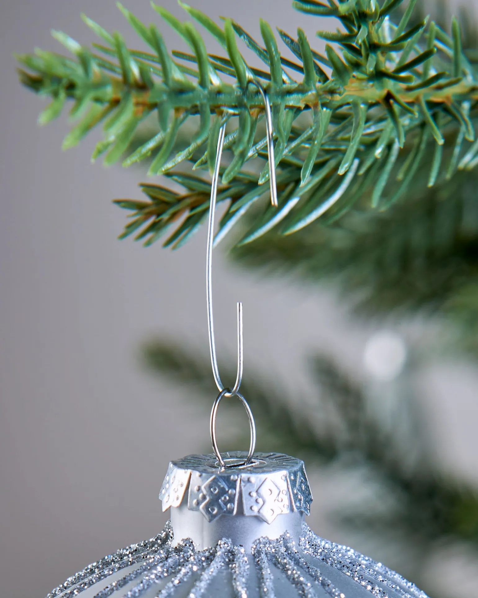 Bauble Ornament Hooks, Silver, Pack Of 150