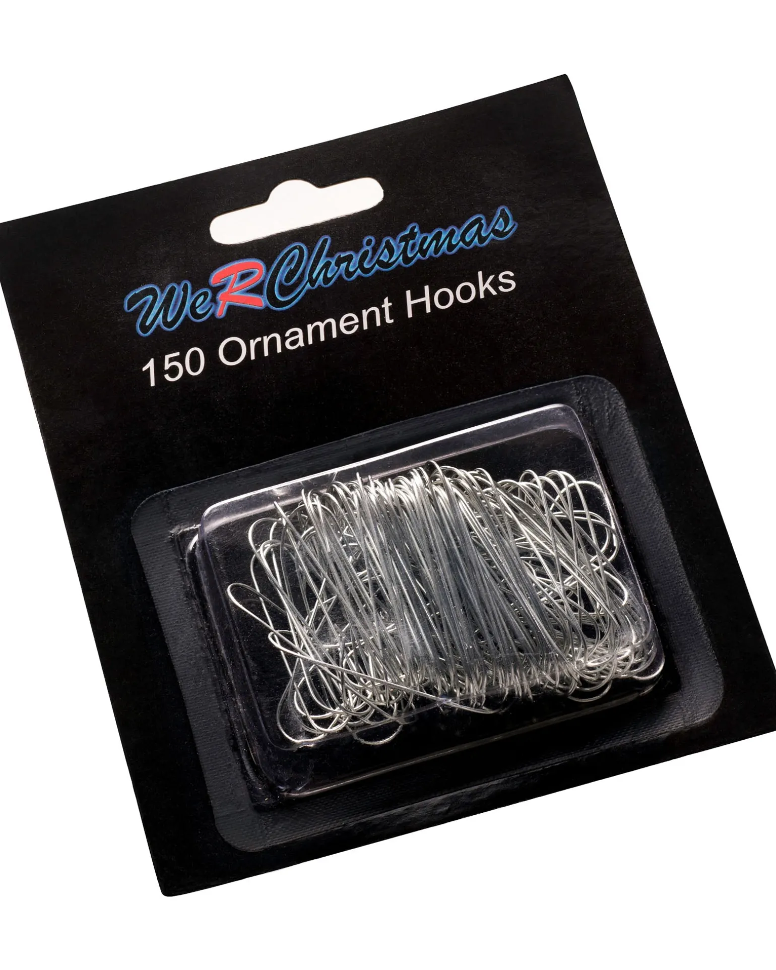 Bauble Ornament Hooks, Silver, Pack Of 150
