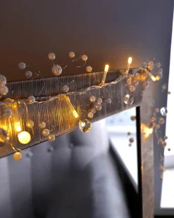 Beaded Garland Light String Decoration With 20 LED Lights, 1.8m, Warm White