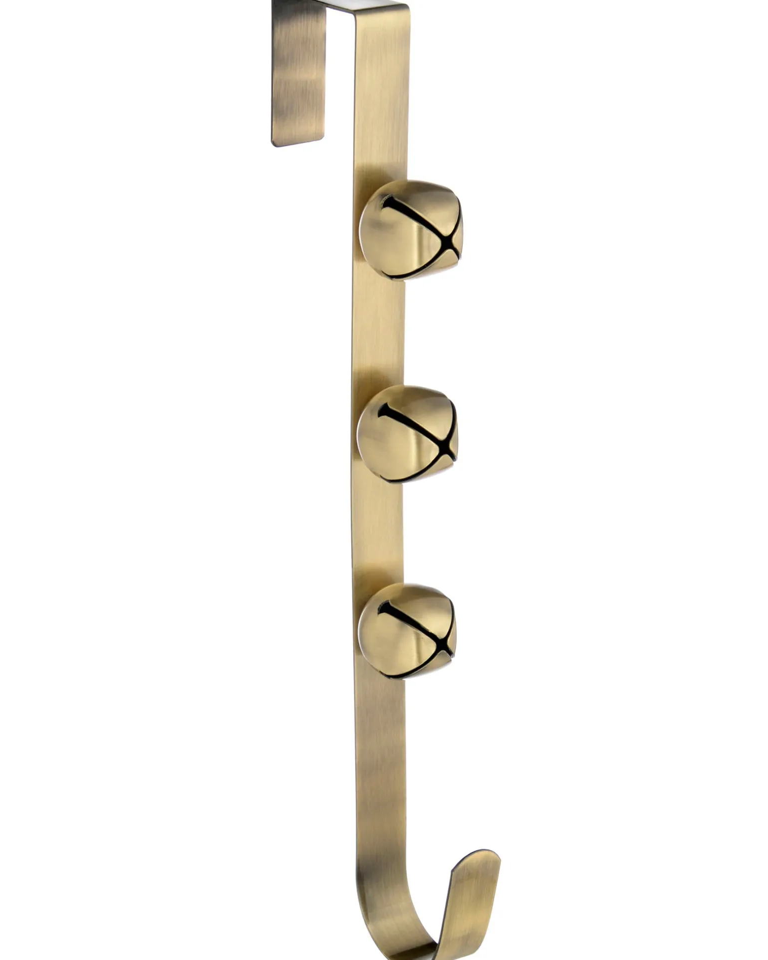 Bells Wreath Door Hanger, Antique Gold, 38 Cm