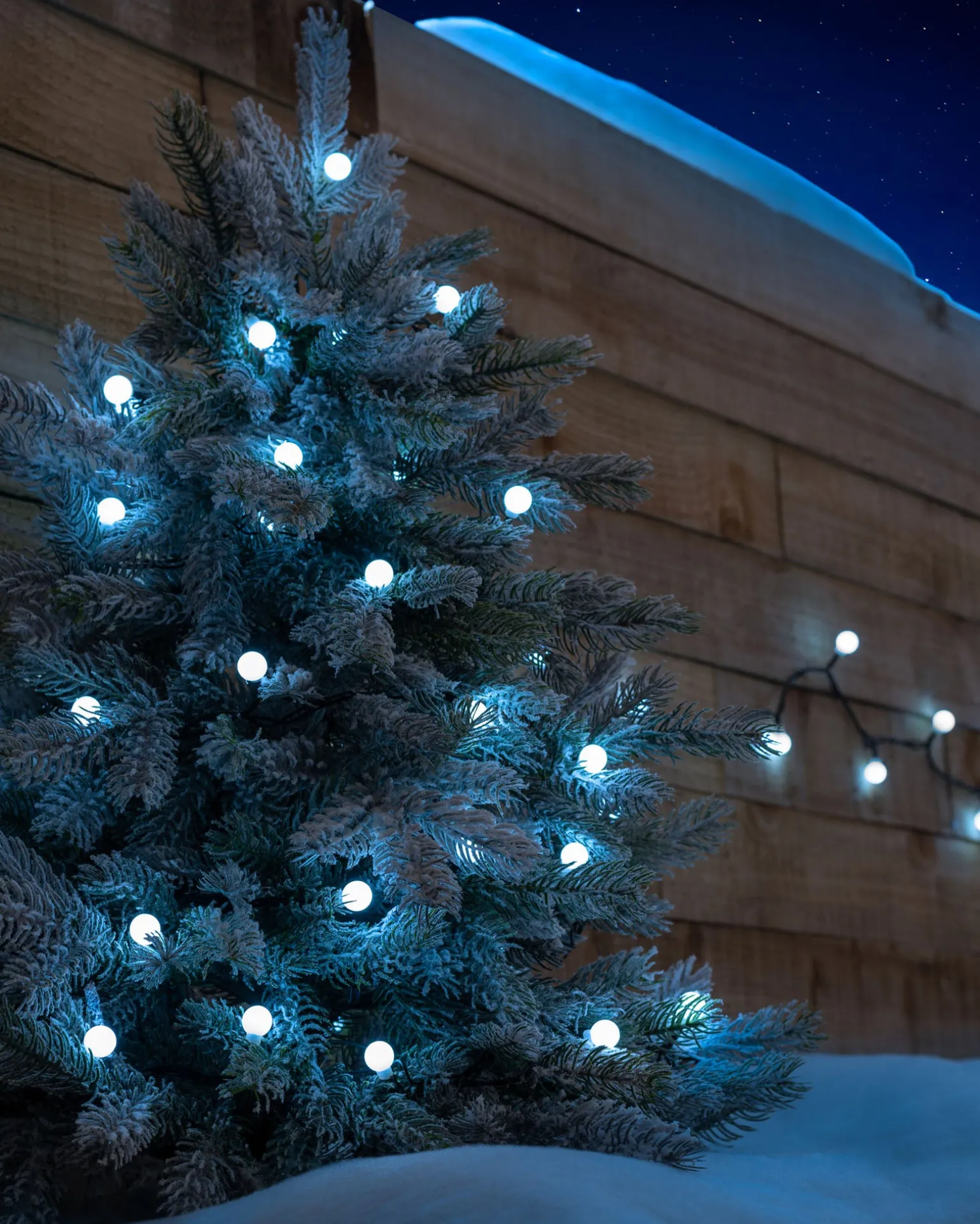 Berry Multi-Function 50 LED Connectable Light String, Bright White