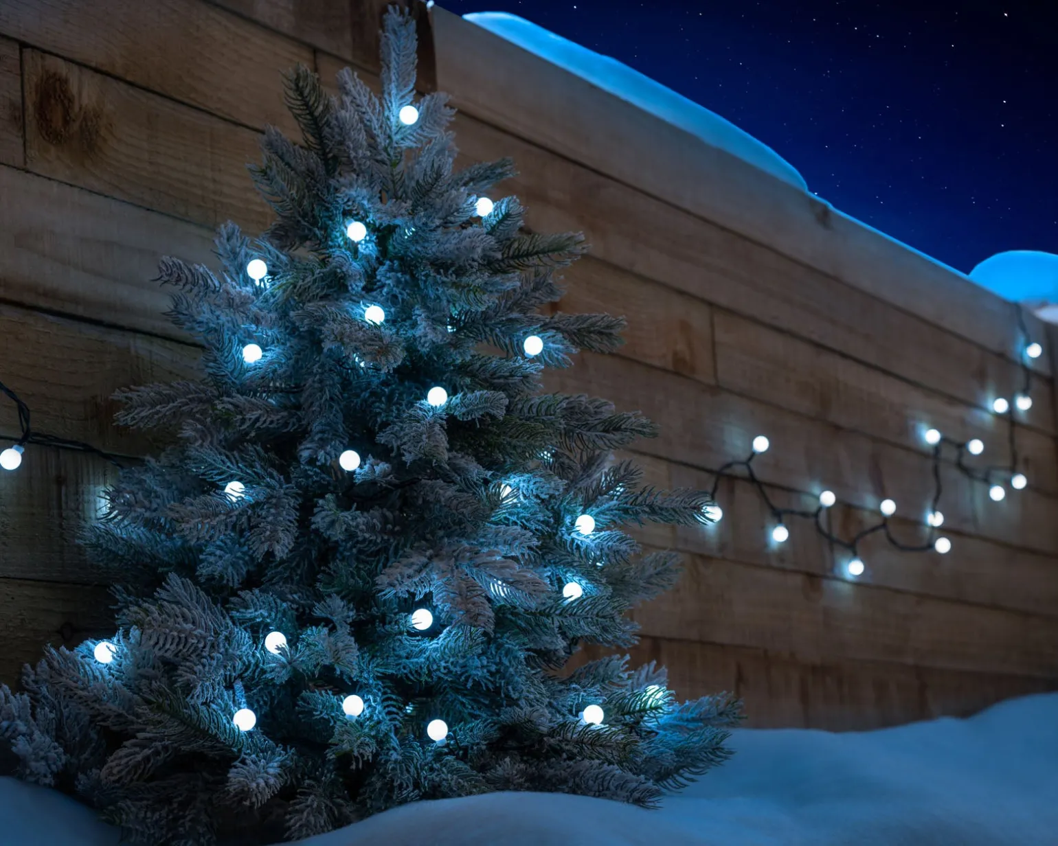 Berry Multi-Function 50 LED Connectable Light String, Bright White