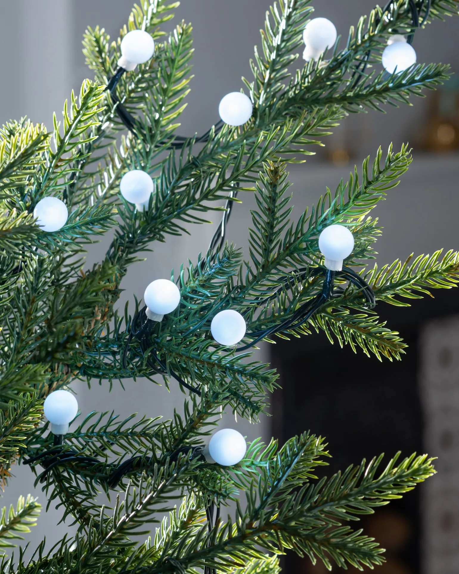 Berry Multi-Function 50 LED Connectable Light String, Bright White