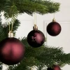 Burgundy Shatterproof Bauble, 50 Pack