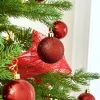 Christmas Red Shatterproof Bauble, 50 Pack
