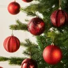 Christmas Red Shatterproof Baubles, 16 Pack, 8 Cm