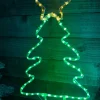 Christmas Tree Rope Light Silhouette, 48 Cm