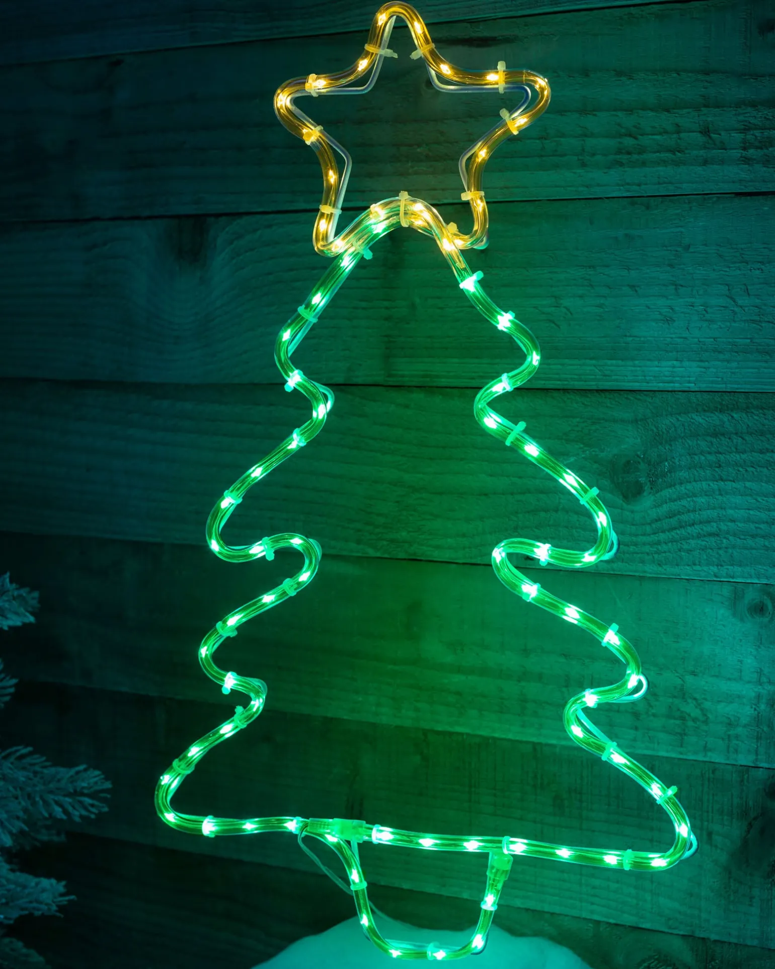 Christmas Tree Rope Light Silhouette, 48 Cm