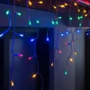 Connectable Icicle 100 LED Christmas Lights, Multi-Coloured