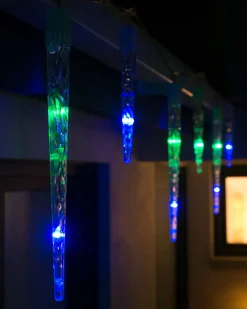 Connectable Icicle LED Light String, Multi-Coloured, 5.2 M