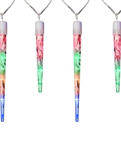 Connectable Icicle LED Light String, Multi-Coloured, 5.2 M