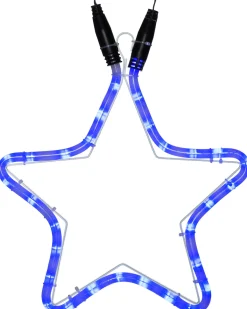Connectable Star Rope Light Silhouette, Blue, 32 Cm