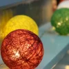 Cotton Ball 20 LED Light String, 1.5 M