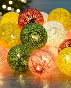 Cotton Ball 20 LED Light String, 1.5 M