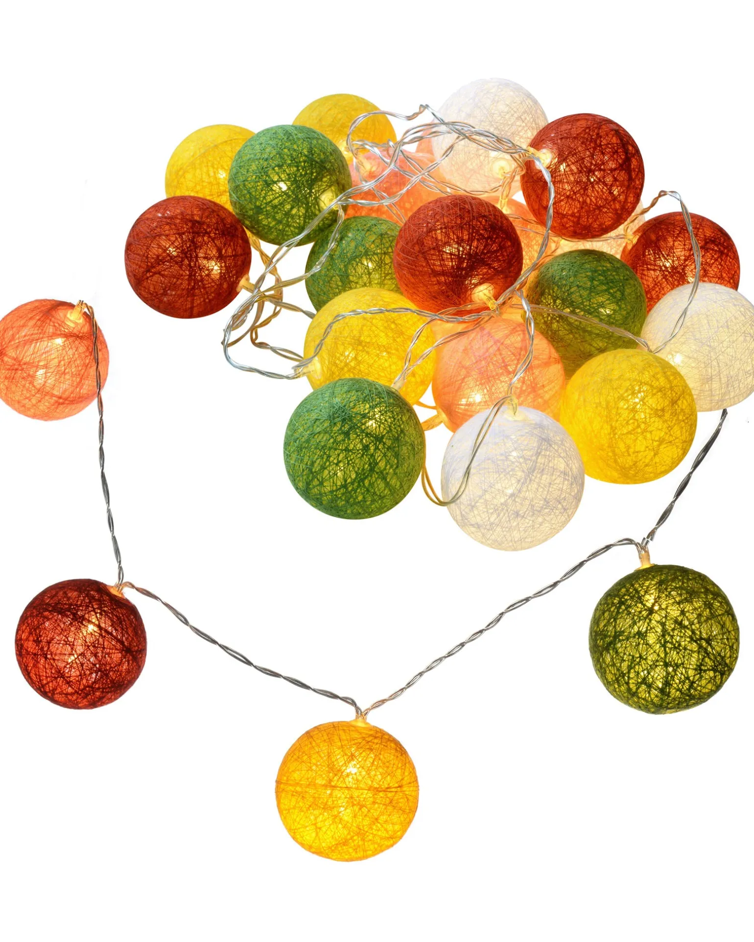 Cotton Ball 20 LED Light String, 1.5 M