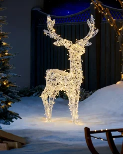 3D Acrylic Reindeer Decoration, 122 Cm