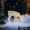 3D Acrylic Reindeer Decoration, 90 Cm
