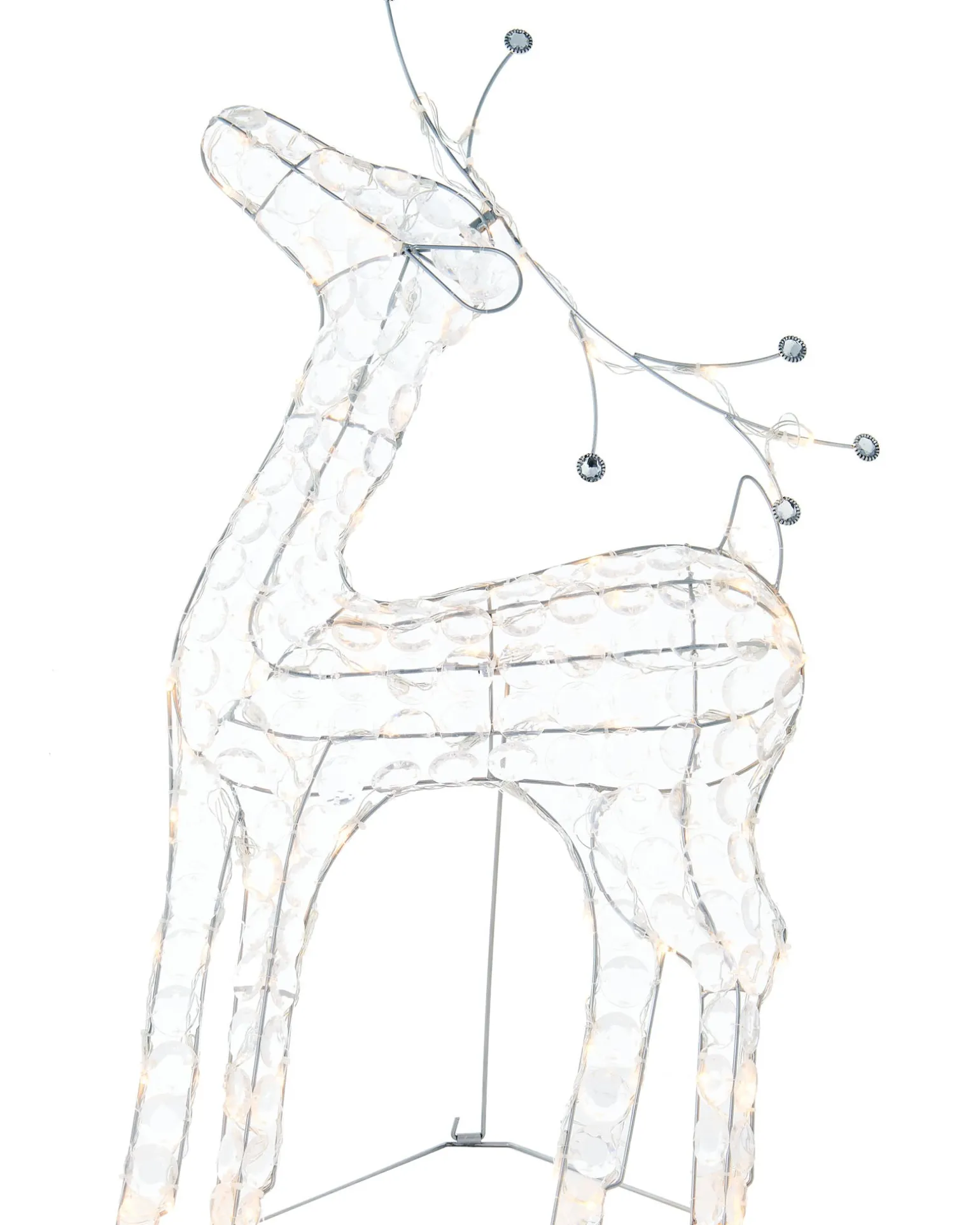 2D Crystal Reindeer, 80 Cm