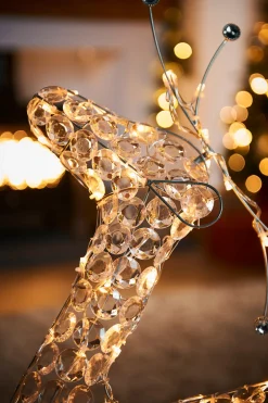 2D Crystal Reindeer, 80 Cm
