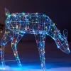 3D Grazing Reindeer Silhouette, 81 Cm