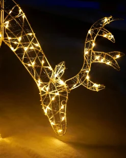 2D Grazing Reindeer Silhouette, 95 Cm