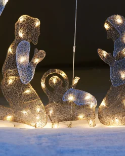 2D Mesh Nativity Set, 130 Cm
