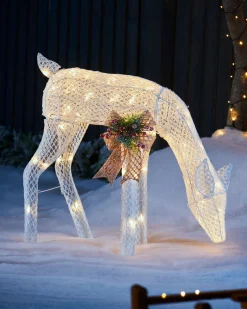 3D Reindeer Family Silhouette, 151 Cm