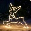 2D Reindeer LED Rope Light Silhouette, 60 Cm