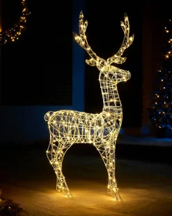 3D Standing Reindeer Silhouette, 121 Cm