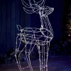 3D Standing Reindeer Silhouette, 110 Cm