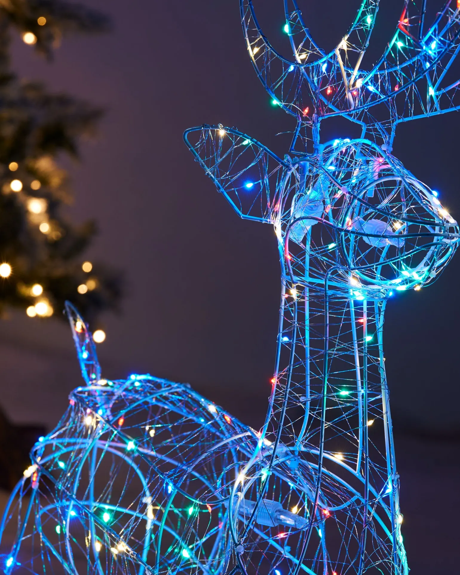 3D Standing Stag Silhouette, 110 Cm