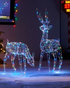 3D Standing Stag Silhouette, 110 Cm