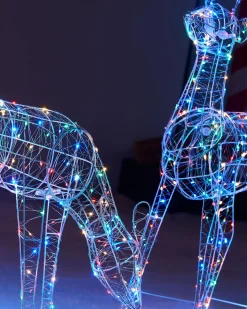 3D Standing Stag Silhouette, 110 Cm