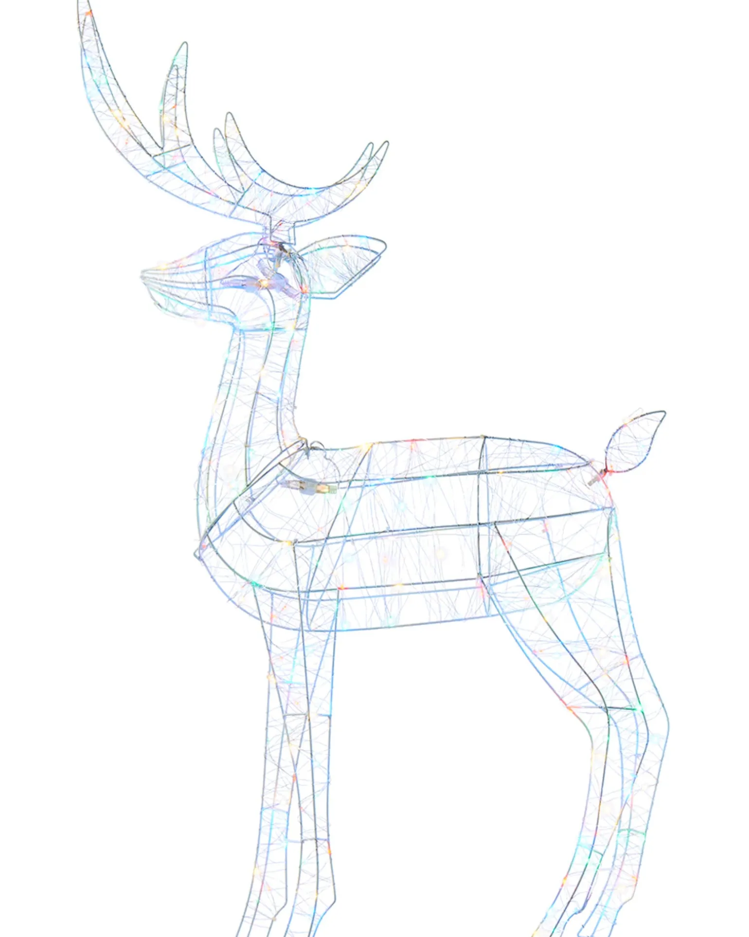 3D Standing Stag Silhouette, 110 Cm