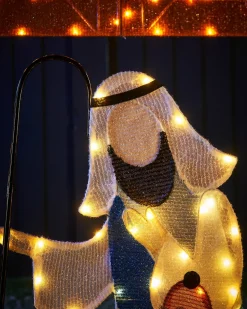 2D Tinsel Nativity Scene Silhouette