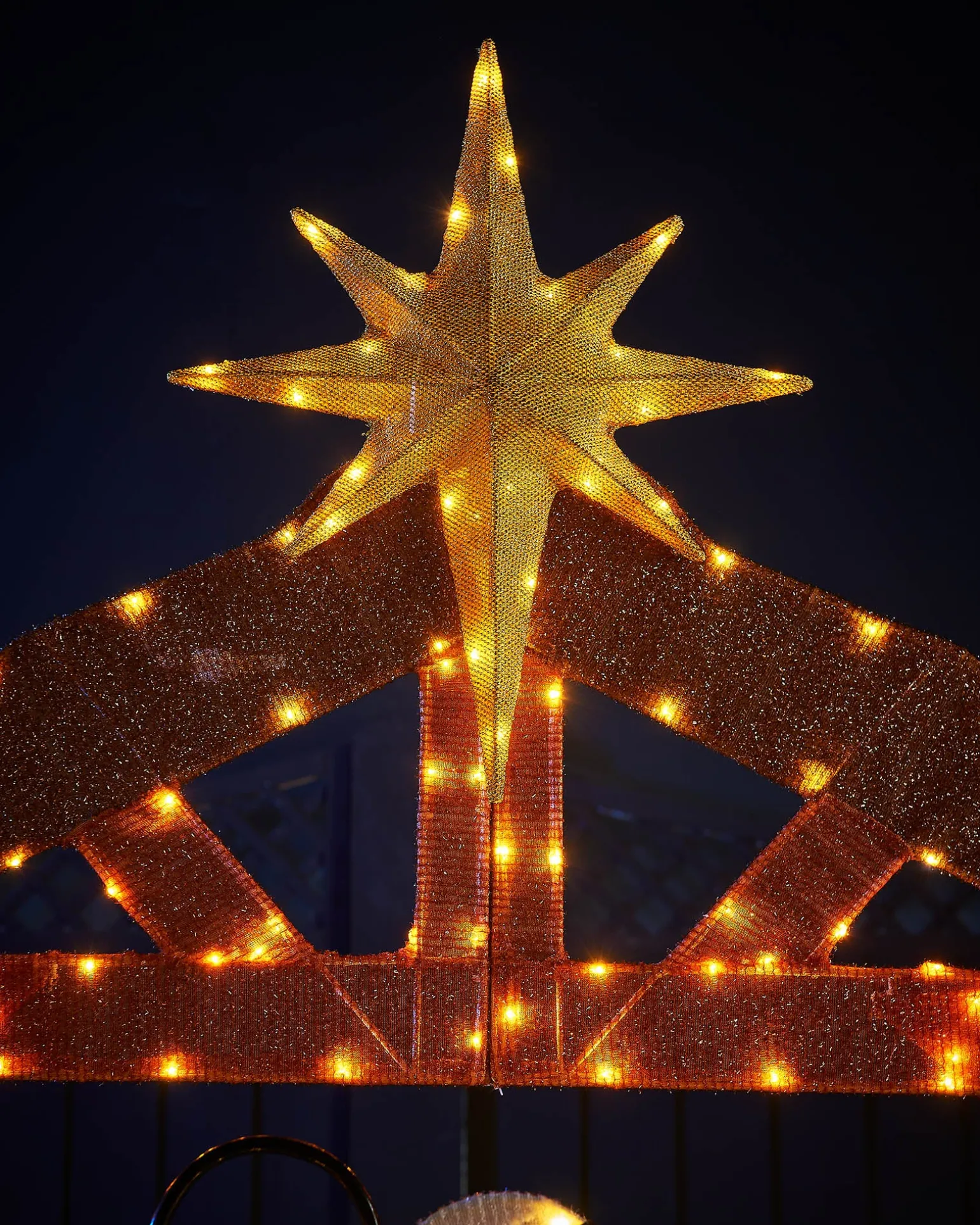 2D Tinsel Nativity Scene Silhouette