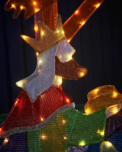 2D Tinsel Nativity Scene Silhouette
