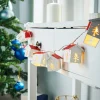 Decorative Wooden House LED Lights String, 1.8 M