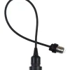 E27 Outdoor Festoon Pendant, Black Rubber Cable